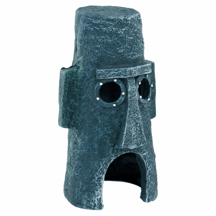 Penn-Plax Spongebob Squarepant Resin Aquarium Decor - Squidward Tentacles Island Home - 6" Tall - Image 2