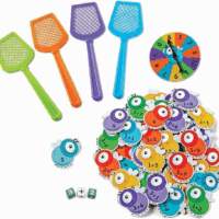 Mathswatters, Addition & Subtraction Game, Math Games for Kids, Educational Games, Preschool Math, Montessori, 99 Pieces, Age 5+ - Image 2