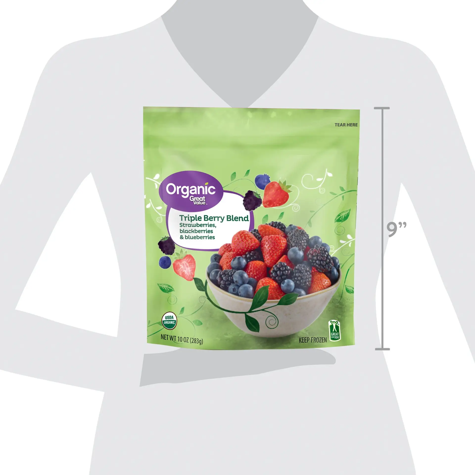 Organic Triple Berry Blend, 10 Oz - Image 6