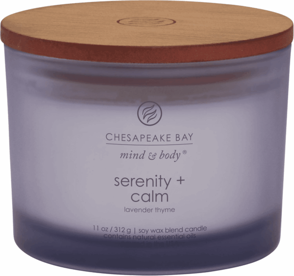 Scented Candle Peace + Tranquility (Cashmere Jasmine) 3-Wick Coffee Table Jar