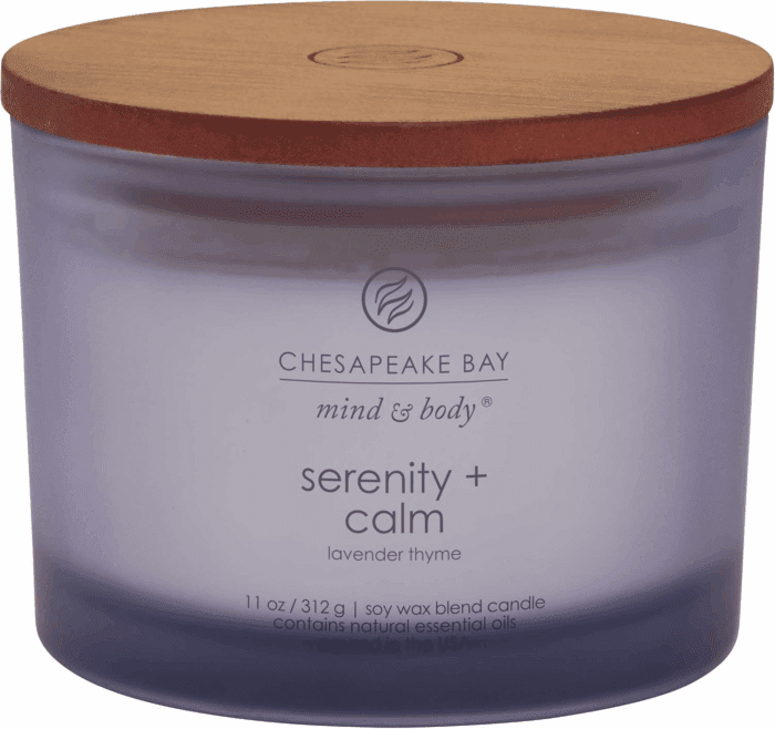 Scented Candle Peace + Tranquility (Cashmere Jasmine) 3-Wick Coffee Table Jar