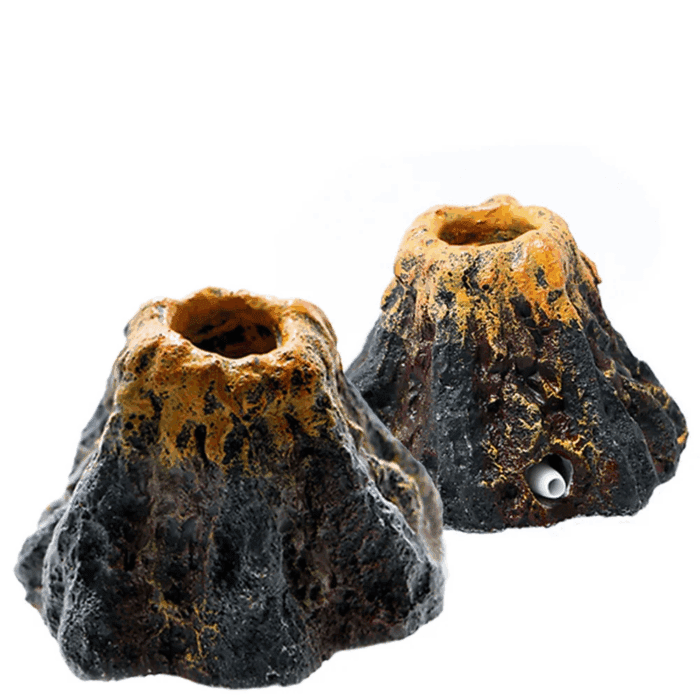 Aquarium Volcano Fish Tank Decorations Bubbler Ornament Bubble Air Stone - Image 7