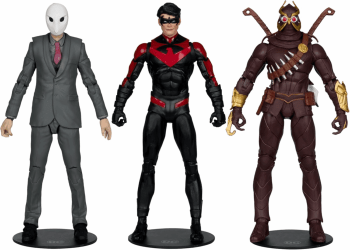 - DC Multiverse Nightwing Vs Talon & Owl 7In Figure 3Pk Gold Label - Image 6