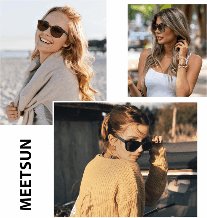 Polarized Sunglasses for Women Men Trendy Classic Retro Designer Style Fashion UV400 Protection - Image 2