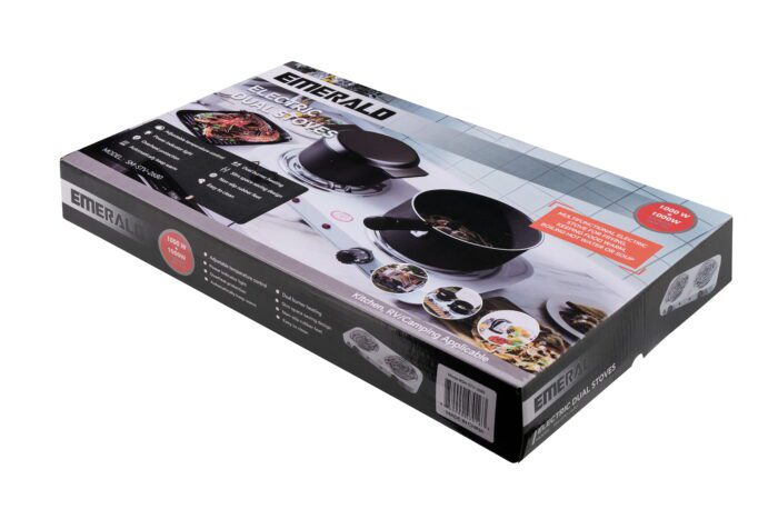 Electric Double Stove Top Burner White - Image 4