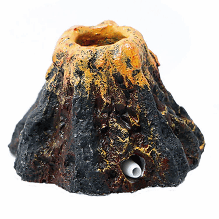 Aquarium Volcano Fish Tank Decorations Bubbler Ornament Bubble Air Stone - Image 9