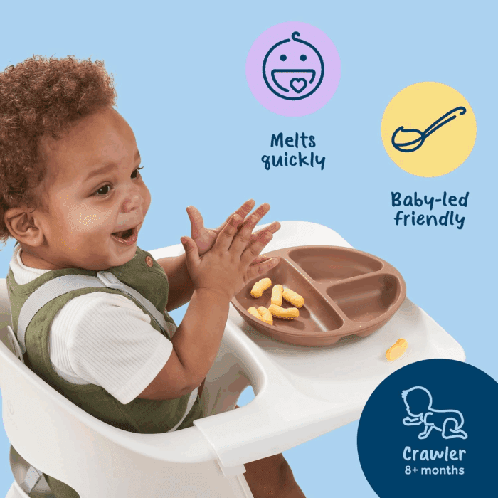 Snacks for Baby Value Pack, Lil Crunchies, Mild Cheddar & Veggie Dip, 1.48 Ounce (Pack of 8) - Image 3