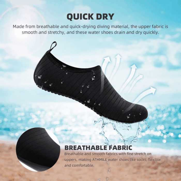 Water Shoes for Women Men Quick-Dry Aqua Socks Swim Beach Barefoot Yoga Exercise Wear Sport Accessories Pool Camping Must Haves Adult Youth Size - Image 7