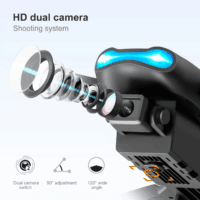 Drone with 4K HD Dual Camera for Adults Kids, RC Quadcopter with 2 Modular 1800Mah Batteries for 30 Mins Long Flight - Image 4