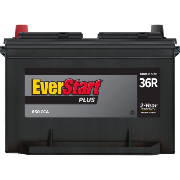 plus Lead Acid Automotive Battery, Group Size 36R 12 Volt, 650 CCA - Image 4