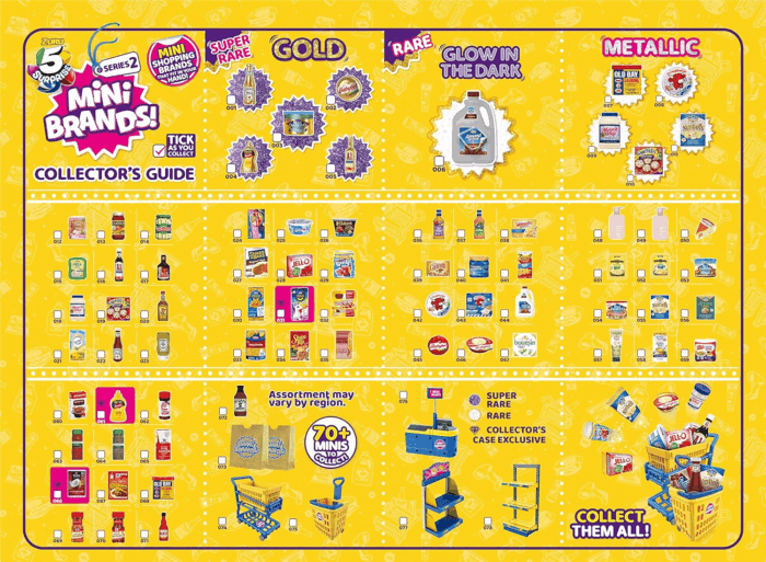Mini Brands Series 2 by  2 Count (Pack of 1) Amazon Exclusive Mystery Real Miniature Brands Collectible Toy Capsule - Gold ( PVC Tube Packaging) - Image 7