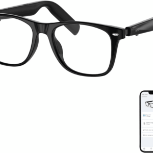 AI Glasses, AI Assistant, AI Translator Powered by Chatgpt, Anti-Blue Light Bluetooth Smart Glasses for Men & Women, 11H Life, Voice Control, Audio Smart Eyewear for Gaming Travel Meeting Memos