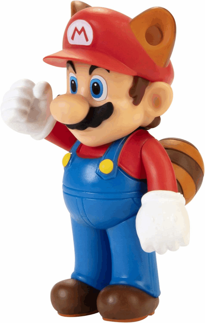 Racoon Mario 2.5" Collectible Toy Action Figure - Image 2