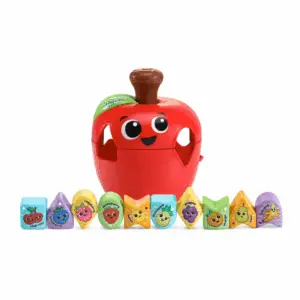 Spin & Change Apple Shape Sorter with Accessories, Baby and Toddler Toys