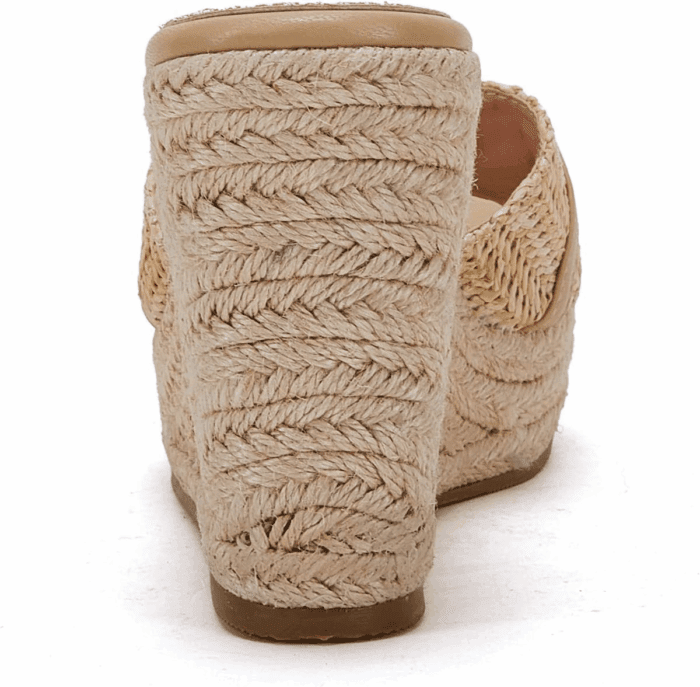 Women'S Wedge Sandals Platform Espadrille Heel Chain Slip on Casual Summer Slides - Image 6