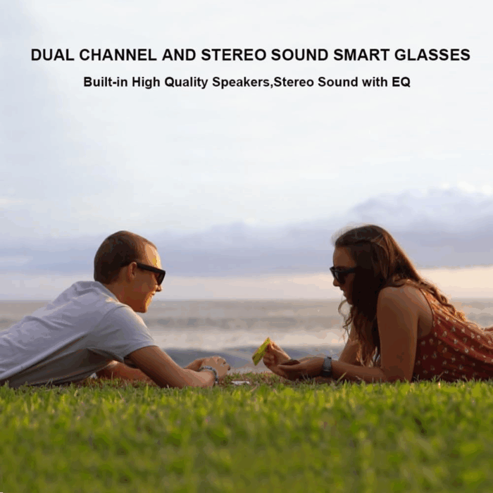 Oho Smart Glasses,Polarized Sunglasses with Bluetooth Speaker,Athletic/Outdoor UV Protection and Voice Control,Unisex(Mirror Blue Lens) - Image 5