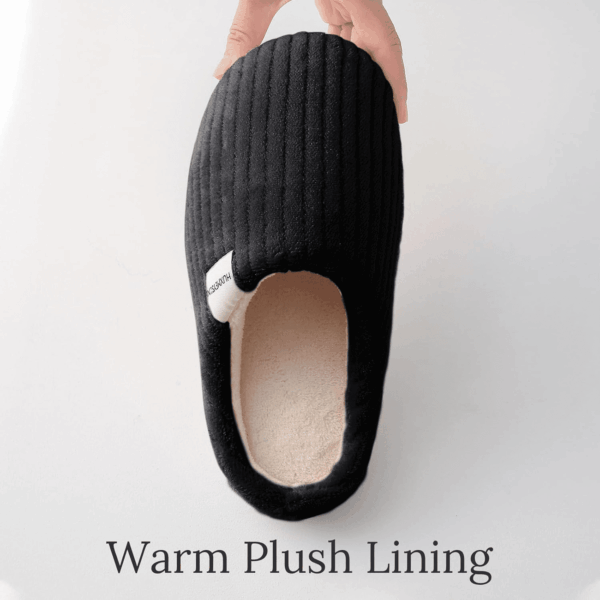 Slippers for Women, Warm Memory Foam Comfy House Slippers with Anti-Skid Rubber Sole for Indoor and Outdoor - Image 3