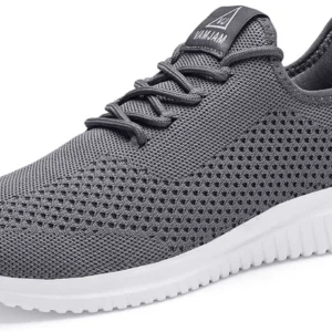 Men'S Running Shoes Ultra Lightweight Breathable Walking Shoes Non Slip Athletic Fashion Sneakers Mesh Workout Casual Sports Shoes