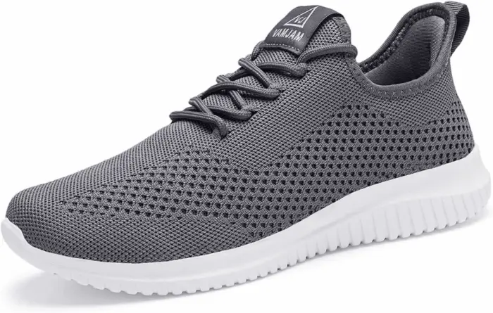 Men'S Running Shoes Ultra Lightweight Breathable Walking Shoes Non Slip Athletic Fashion Sneakers Mesh Workout Casual Sports Shoes