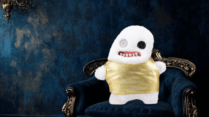 Gold Fuggs by  Funny Ugly Monster, Plush, Collectible, Toy (Splodge - Tank Top) - Image 2