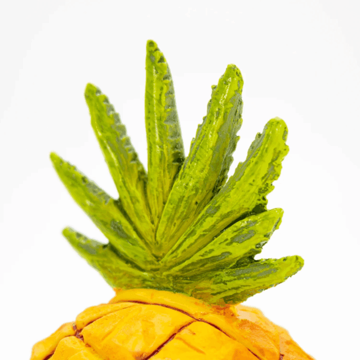 Spongebob Pineapple Home Aquarium Decor, Yellow & Orange Resin - 3" X 3.25" X 5.25" - Image 7