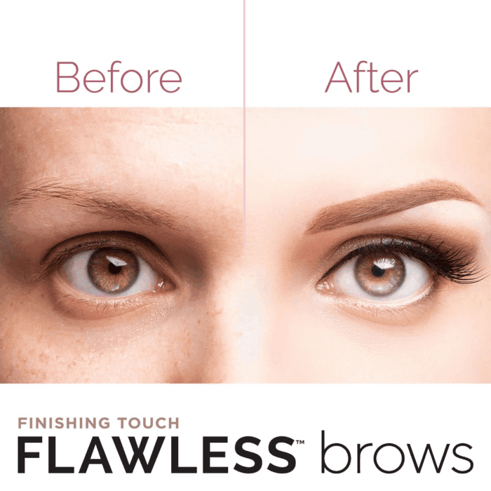 Brows Eyebrow Hair Remover Electric Razor for Women with LED Light for Instant and Painless Hair Removal - Image 5