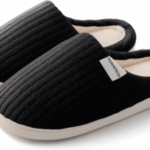Slippers for Women, Warm Memory Foam Comfy House Slippers with Anti-Skid Rubber Sole for Indoor and Outdoor