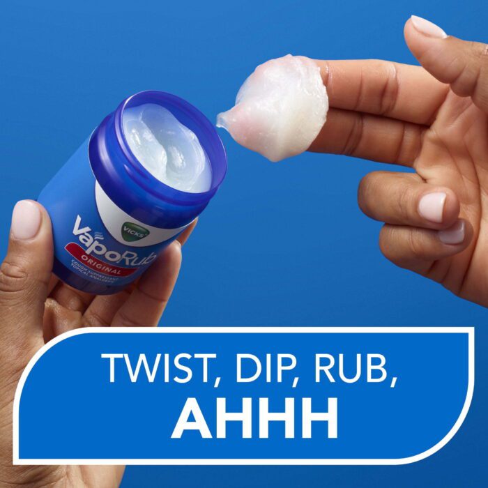Vapo Rub Topical Chest Rub and Analgesic Ointment, Cough Medicine for Cough Relief, 1.76 Oz - Image 7