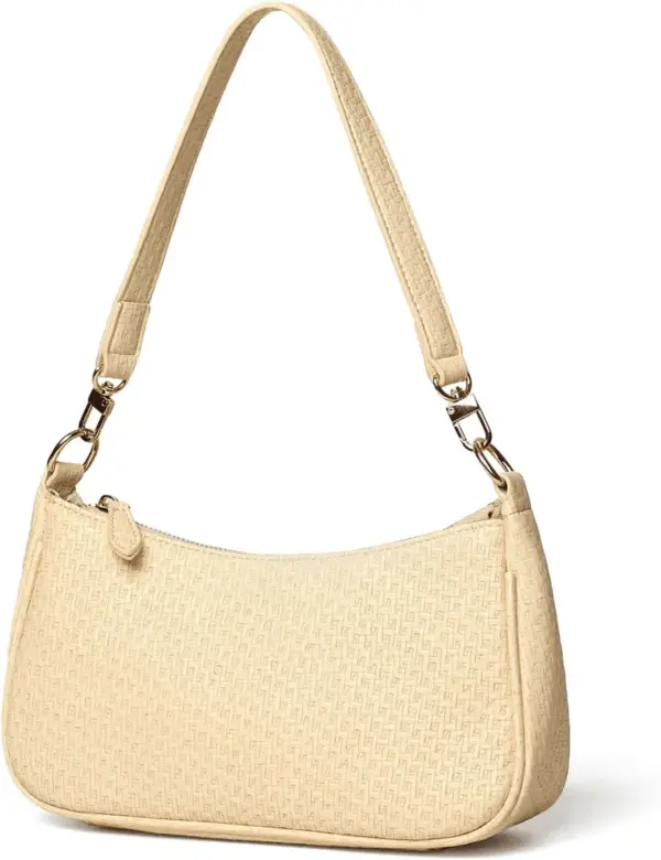 Clutch Tote Handbags with 2 Removable Straps and Zipper Closure Crossbody Bags Shoulder Purse Handbag for Women