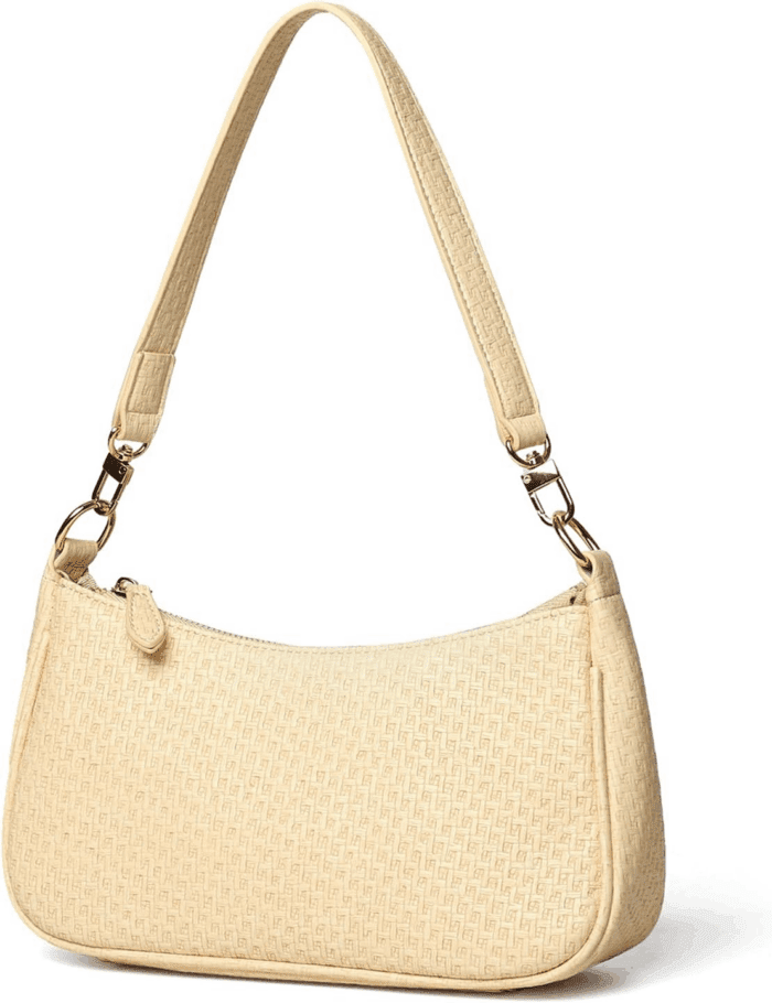 Clutch Tote Handbags with 2 Removable Straps and Zipper Closure Crossbody Bags Shoulder Purse Handbag for Women