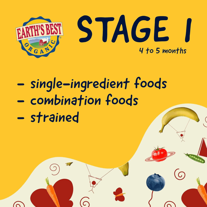 Organic Baby Food Jars, Stage 1 Fruit Puree for Babies 4 Months and Older, Organic Fruit Variety Pack, 4 Oz Resealable Glass Jar (Pack of 12) - Image 3