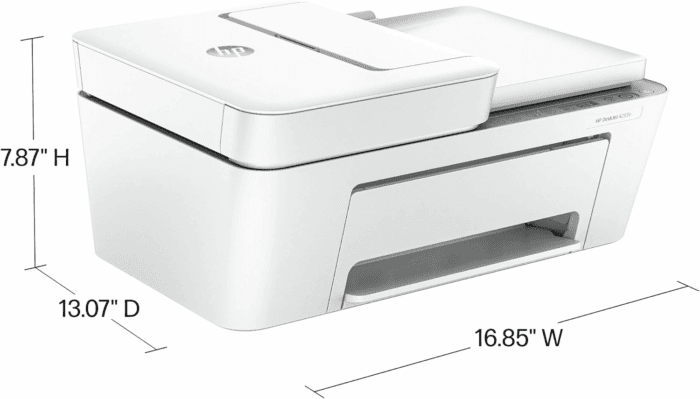 Deskjet 4255E Wireless All-In-One Color Inkjet Printer, Scanner, Copier, Best-For-Home, 3 Months of Instant Ink Included (588S6A) - Image 5