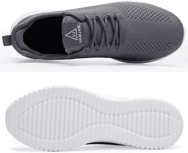 Men'S Running Shoes Ultra Lightweight Breathable Walking Shoes Non Slip Athletic Fashion Sneakers Mesh Workout Casual Sports Shoes - Image 2