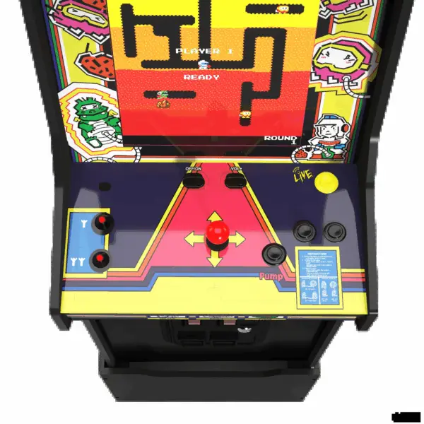 Dig Dug Bandai Namco Legacy Edition Arcade with Riser and Light-Up Marquee - Image 6
