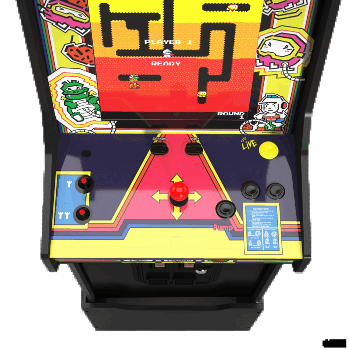 Dig Dug Bandai Namco Legacy Edition Arcade with Riser and Light-Up Marquee - Image 6