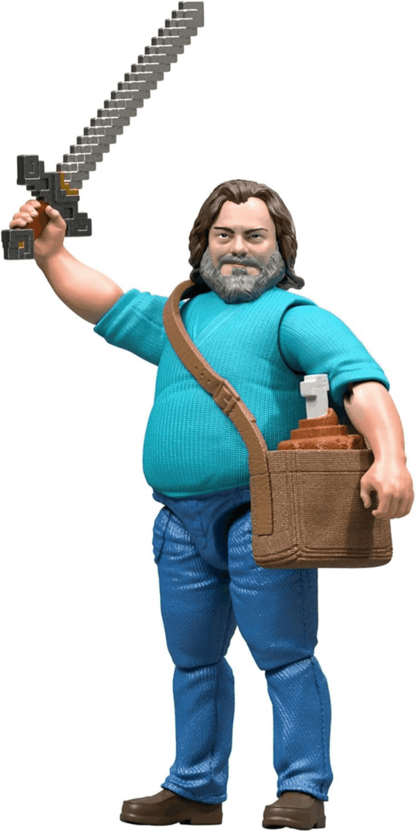 Minecraft Action Figure & Accessories Set, 4-Inch Steve Posable Character Collectible Inspired by a Minecraft Movie - Image 6