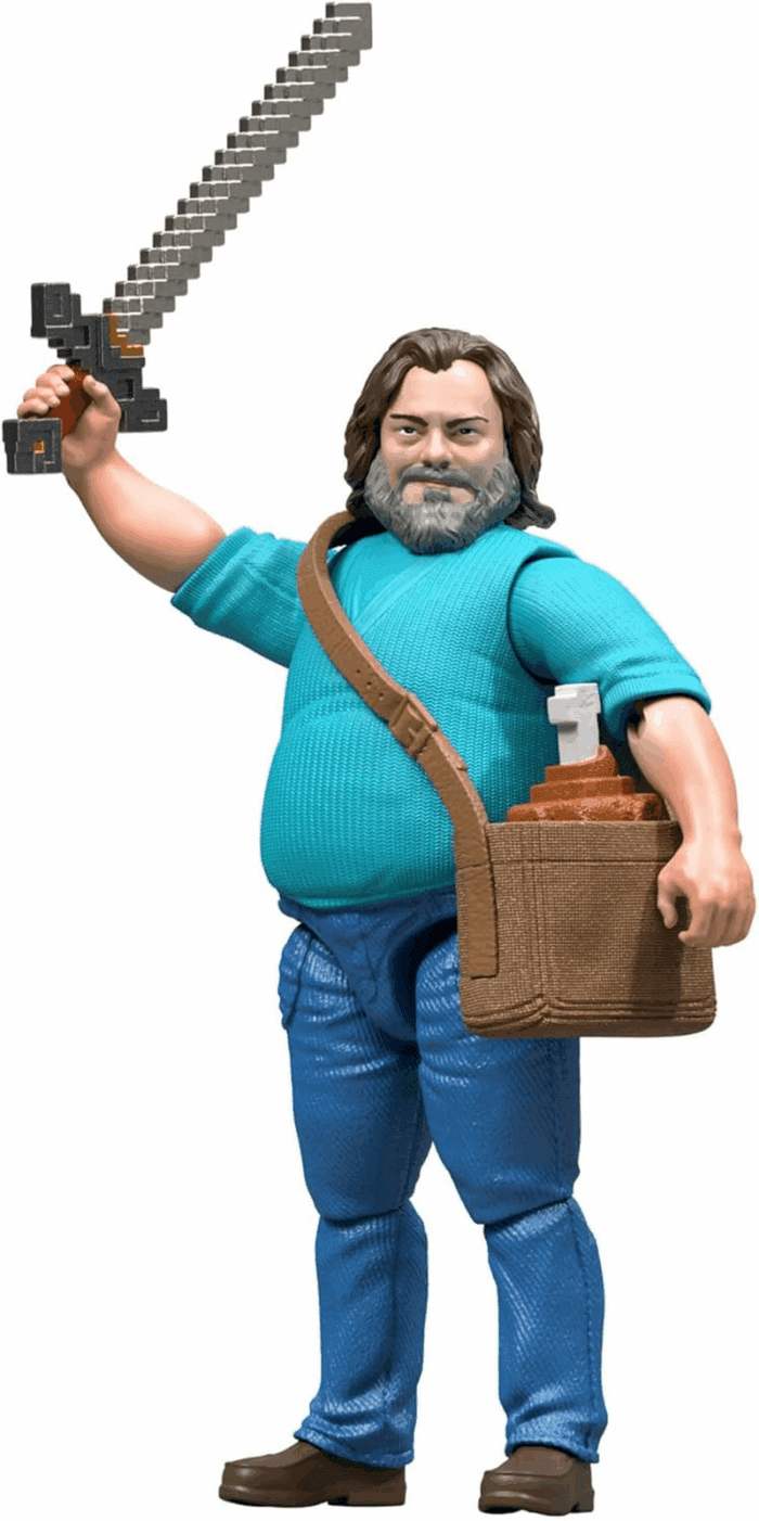 Minecraft Action Figure & Accessories Set, 4-Inch Steve Posable Character Collectible Inspired by a Minecraft Movie - Image 6