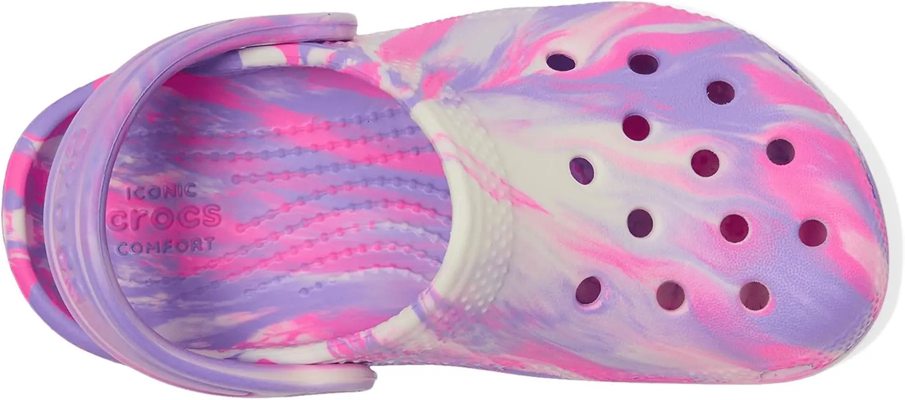 Kids' Classic Marbled Tie-Dye Clog - Image 2