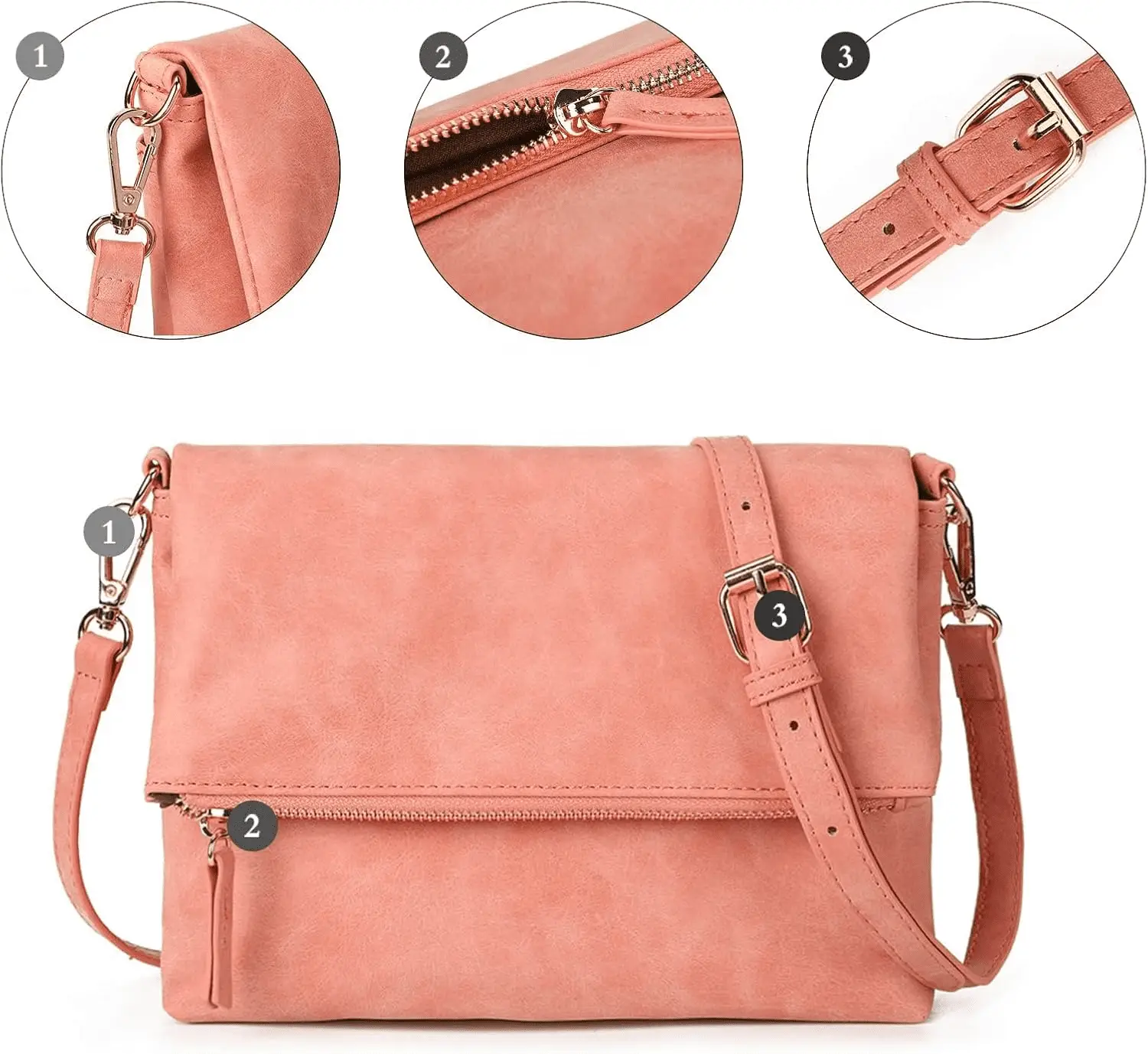 Crossbody Bags for Women Crossbody Purse Shoulder Bag - Image 3