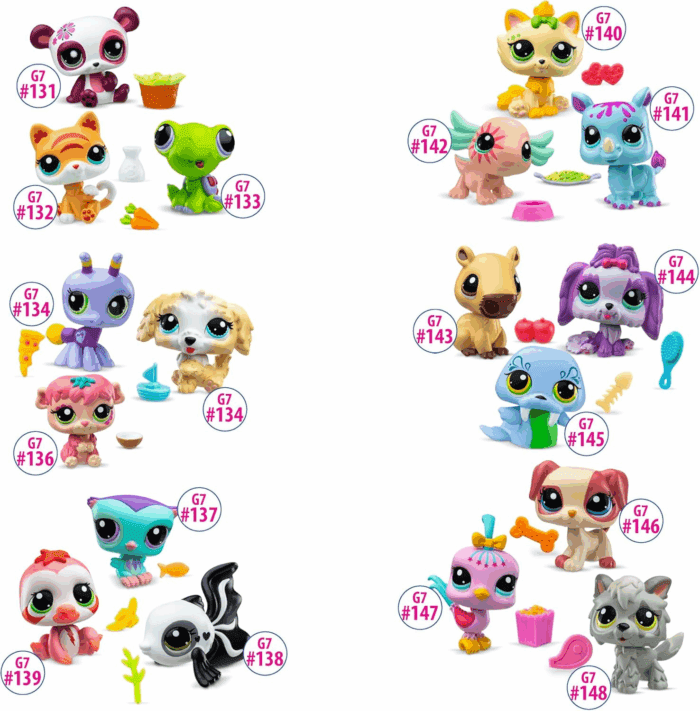 - Pet Surprise 3-Pack - Series 3, Gen 7 Authentic LPS Bobble Head Toy Figure, Collectible Toy Animal, Ages 4+ - Image 2
