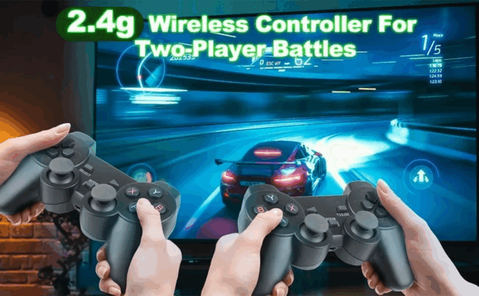 20000+ Retro Arcade Game System with 2 Wireless Controllers & 9 Emulators, 4K HDMI - Image 9