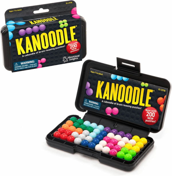 Kanoodle 3D Brain Teaser Puzzle for Ages 7+ Brain Games for Kids and Adults, Travel Games