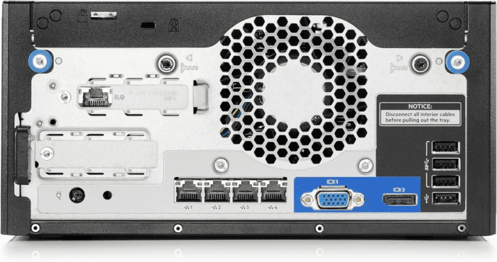 Proliant Microserver Gen10 plus V2 Tower Server W/One Intel Xeon E2314 Processor, 4‑Core 1P 16GB‑U VROC 4LFF‑NHP 180W External PS (HPE Smart Choice P69101-005) - Image 3