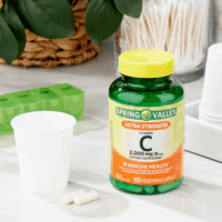 Ultra Strength Vitamin C Capsules Dietary Supplement, 2,000 Mg, 120 Count - Image 4