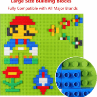 Big Building Block Set - 214 Pieces Toddler Educational Toy Classic Large Size Building Block Bricks - 13 Fun Shapes and Storage Bucket - Compatible with All Major Bulk Bricks Set - Image 4