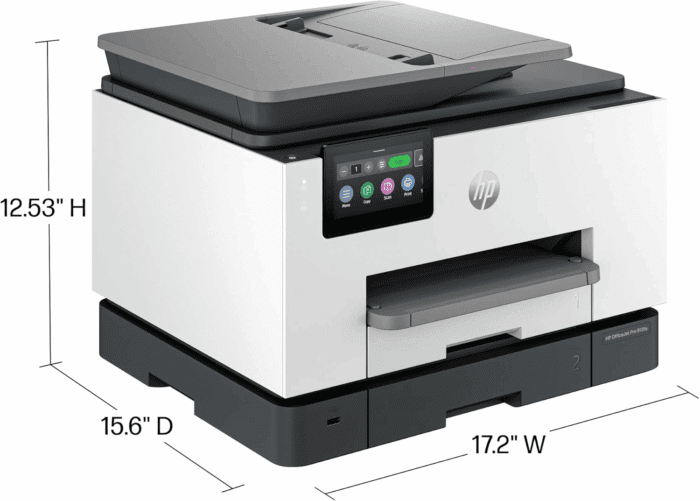 Officejet Pro 9135E All-In-One Printer, Color, Printer-For-Small Medium Business, Print, Copy, Scan, Fax, Wireless 3 Months of Instant Ink Included; Two-Sided Printing; Two-Side - Image 5