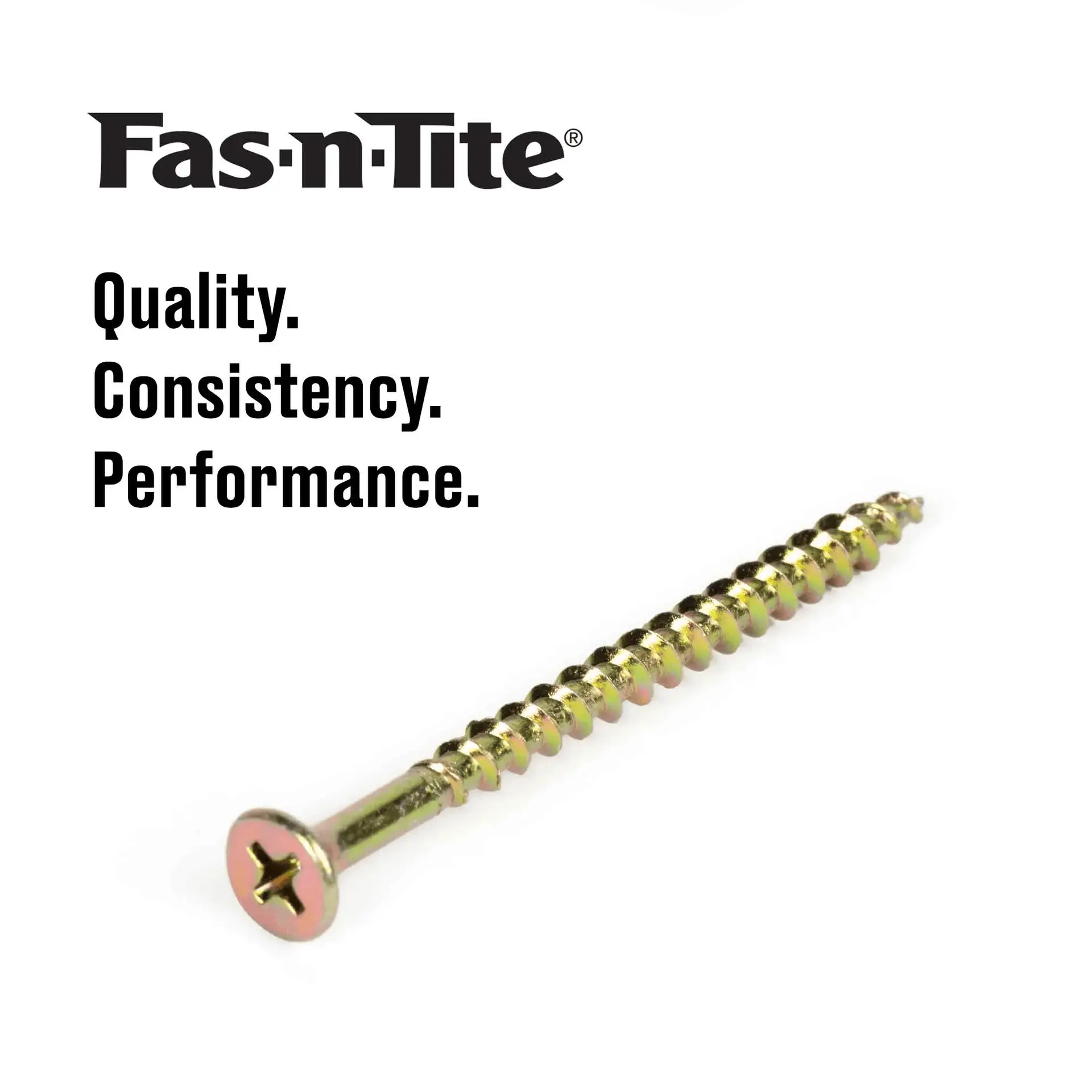Fas-N-Tite Interior Wood Screws, 8 X 3", Zinc Plated, Steel - Image 5