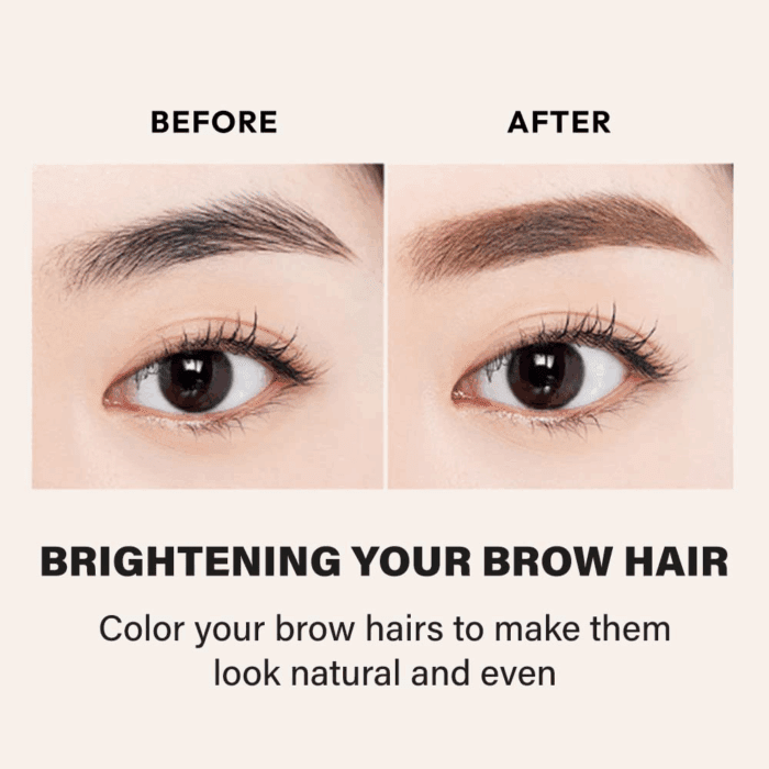 Color My Brows 4.5G #2 Light Brown | Eyes Makeup | Eyebrow Mascara, Quickly Fixing Natural Eyebrow Makeup with Care Effect | Kbeauty - Image 5