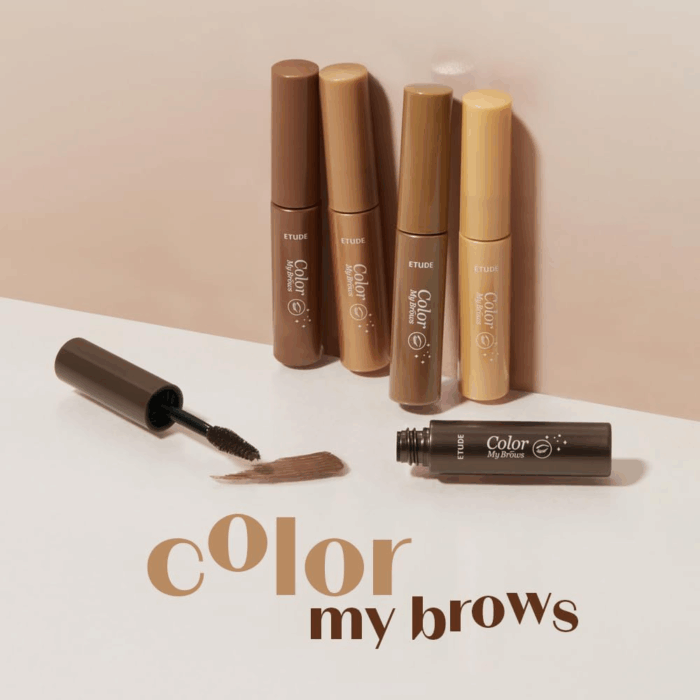Color My Brows 4.5G - Rich Brown | Beeswax & Carnauba Wax | Eyebrow Mascara, Quickly Fixing Natural Eyebrow Makeup with Care Effect | Korean Makeup, Kbeauty, Perfect for Gift - Image 2