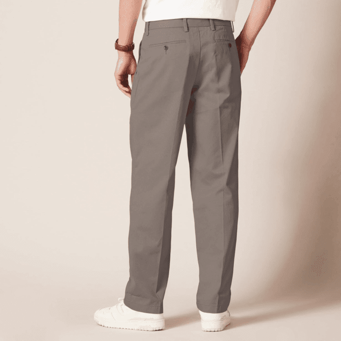 Men'S Classic-Fit Wrinkle-Resistant Pleated Chino Pant (Available in Big & Tall) - Image 3